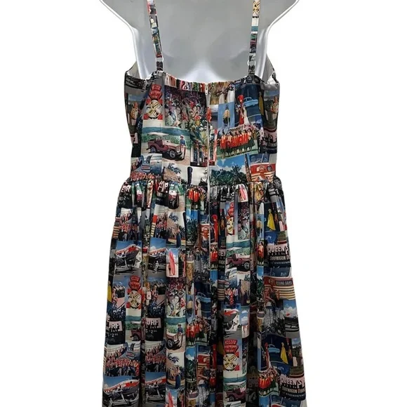Used Charles Phoenix Hawaiiland Jenny dress size XL - Picture 2 of 3
